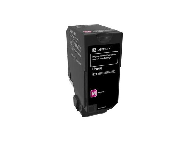 Lexmark RETURN-TONER CARTRIDGE MAGENTA  74C2SM0, 7000 pages, Magenta,