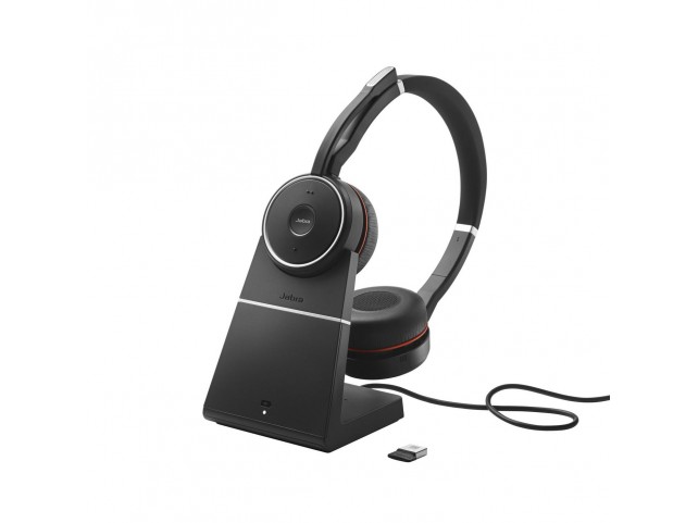 Jabra Evolve 75 with Chargingstand  and Link 370 Stereo UC