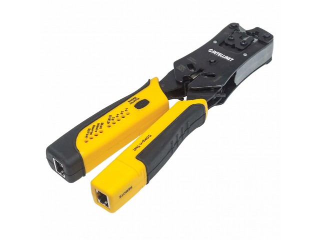 Intellinet Universal Modular Plug Crimpin  Tool and Cable Tester