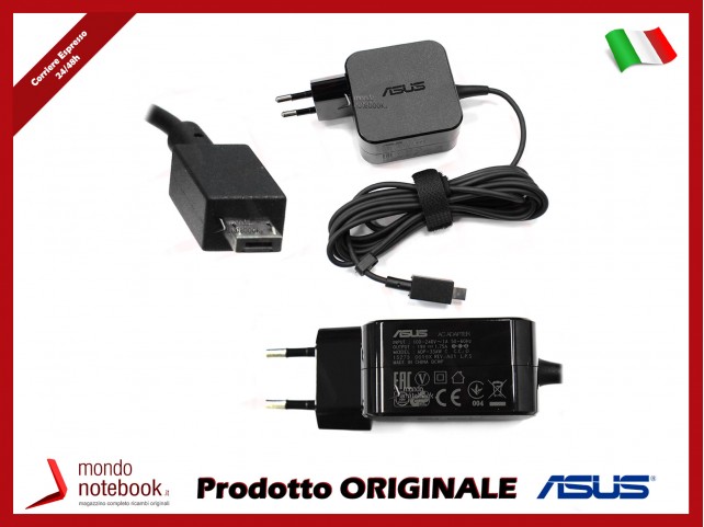 Alimentatore Originale ASUS 33W 19V 1,75A (M-PLUG) EU TYPE Model: ADP-33AW C