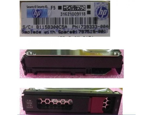 Hewlett Packard Enterprise DRV HD 4TB 6G 7.2K 3.5 SATA LP  MDL