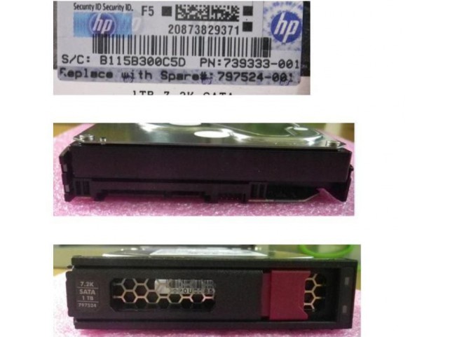 Hewlett Packard Enterprise DRV HD 1TB 6G 7.2K 3.5 SATA LP  MDL