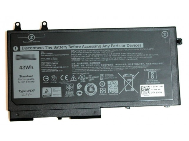Dell Battery, 42WHR, 3 Cell,  Lithium Ion