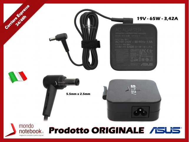 Alimentatore Originale ASUS 65W 19V 3,42A (5.5mm x 2.5mm)