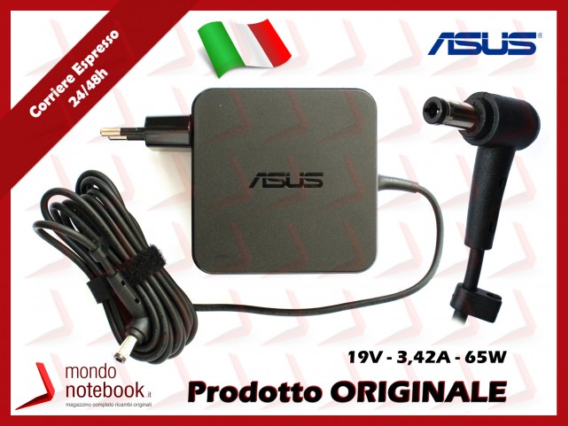 Alimentatore Originale ASUS 65W 19V 3,42A (5.5mm x 2.5mm) con Spina Integrata