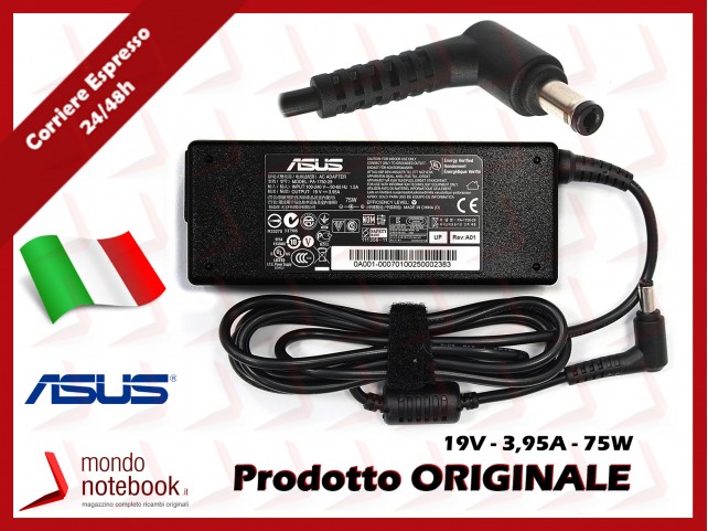 Alimentatore Originale ASUS 75W 19V 3,95A (5.5mm x 2.5mm)