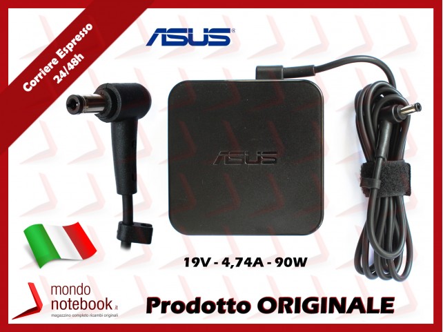 Alimentatore Originale ASUS 90W 19V 4,74A (5.5mm x 2.5mm) Modello Quadrato