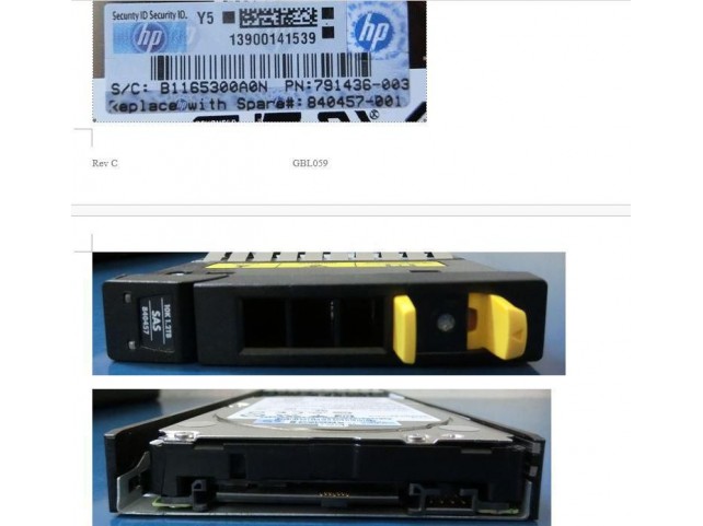 Hewlett Packard Enterprise DRV 1.2TB HDD 6G SAS SFF  **Refurbished**