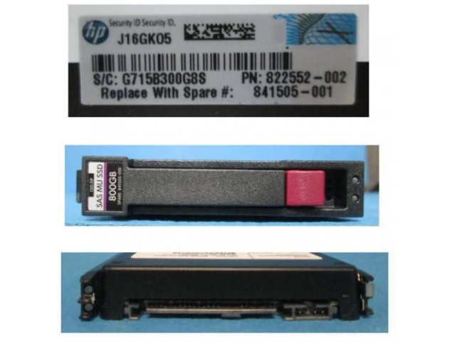 Hewlett Packard Enterprise 841505-001 internal solid  state drive 2.5" 800 GB SAS MU