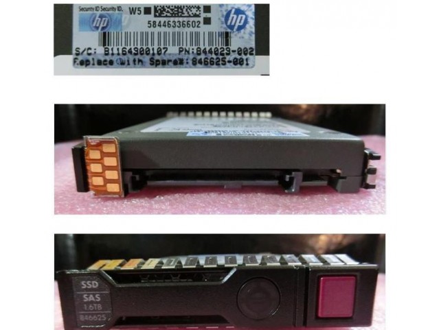 Hewlett Packard Enterprise DRV SSD 1.6TB 12G SFF SAS  MU-1 SC