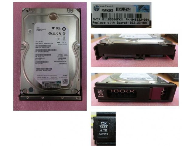 Hewlett Packard Enterprise DRV HDD 4TB 6G 7.2K LFF SATA  MDL LP