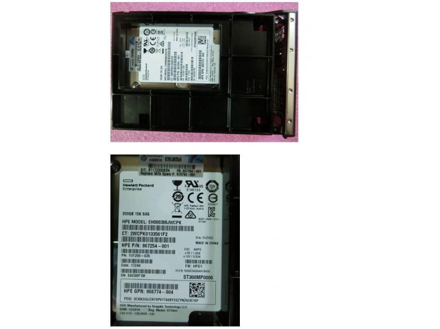 Hewlett Packard Enterprise HD 300GB 12G 15K LFF SAS ENT  LPC