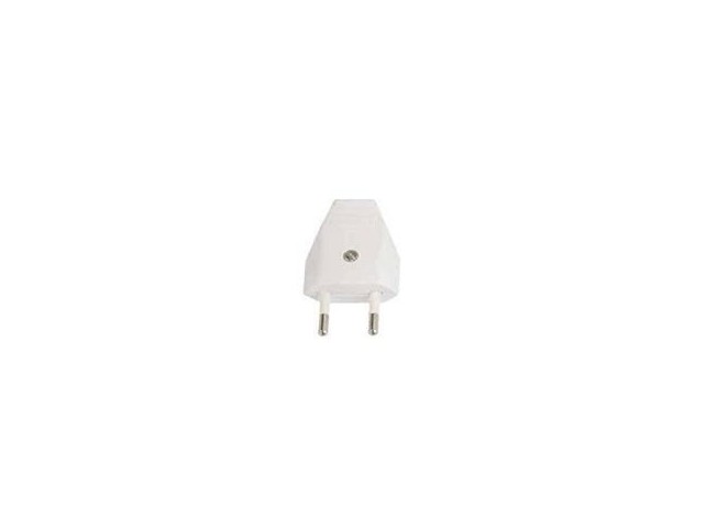 Bachmann European plug, wt  900.003, White, 250 V, 2.5 A,