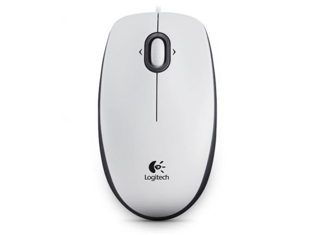 Logitech M100, Corded mouse,White  M100, Optical, USB Type-A,