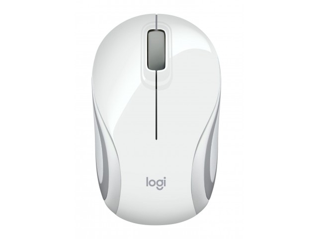Logitech M187 Mini Mouse, White  Wireless