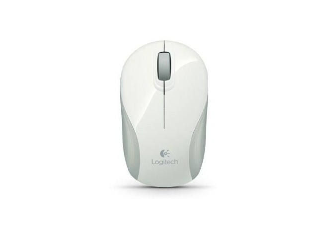 Logitech M187 Mini Mouse, White  Wireless