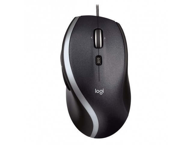 Logitech M500 Corded Optical Mouse  Black