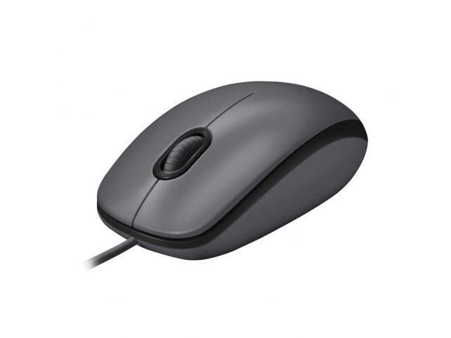 Logitech M100, Corded mouse, Black  M100, Ambidextrous, Optical,