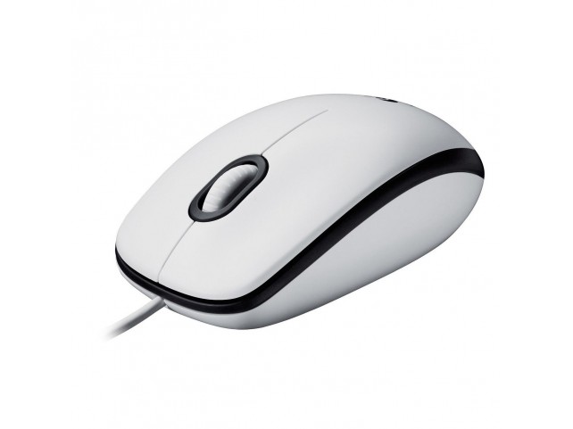 Logitech M100, Corded mouse, White  M100 corded mice,