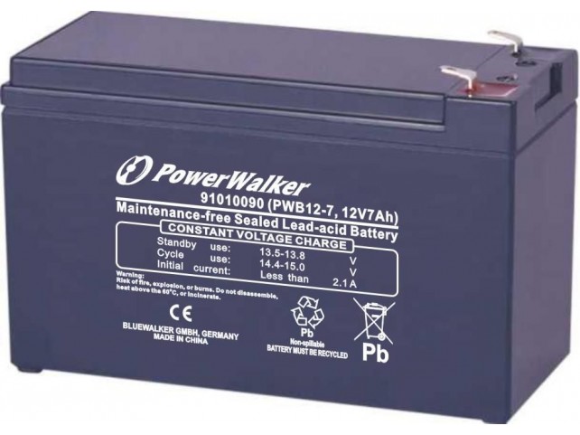 PowerWalker Battery 12V/7Ah PWB12-7  Extend the backup time