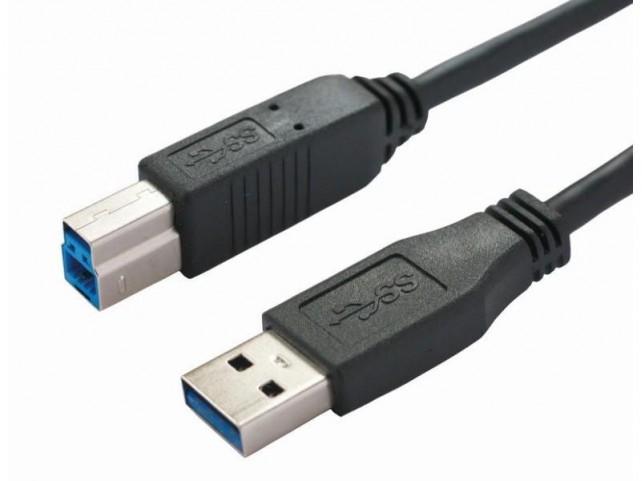 Bachmann USB 3.0 cable A/B 1,0m  917.1205, 1 m, USB A, USB B,