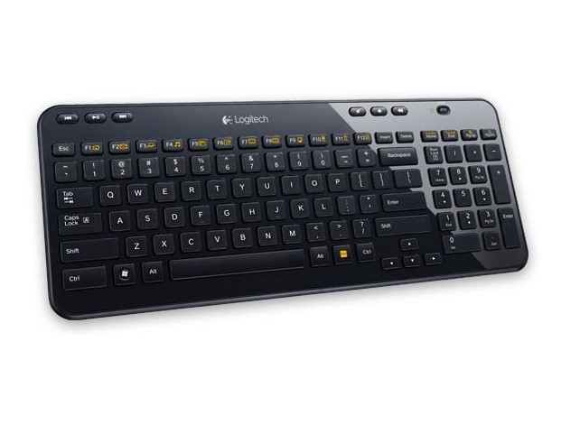 Logitech K360 Keyboard, German  Wireless