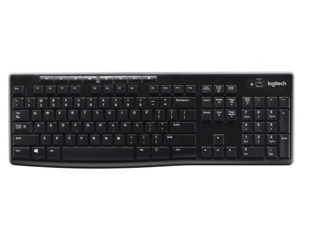 Logitech K270 Keyboard, US/Int  Wireless