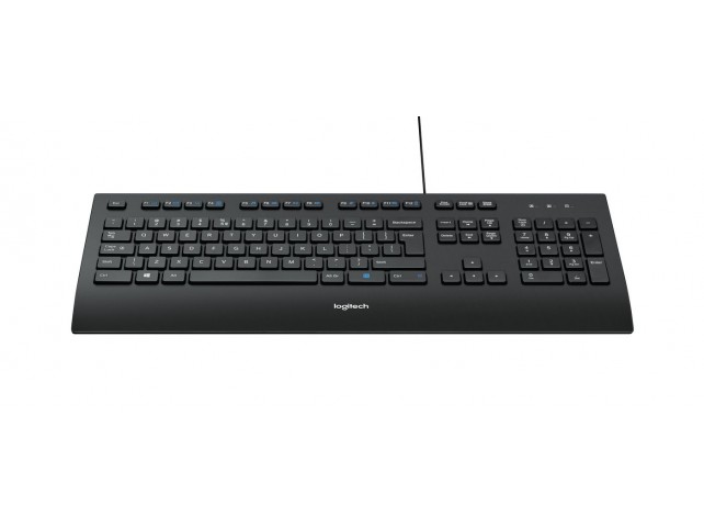 Logitech K280E Keyboard, US/Int  Corded