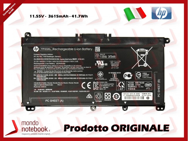 Batteria Originale HP Pavilion 14-BK 15-CC 15-CD 15-CK