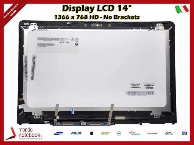Display LCD con Touch Screen HP Pavilion X360 14-BA 14M-BA (Versione HD)