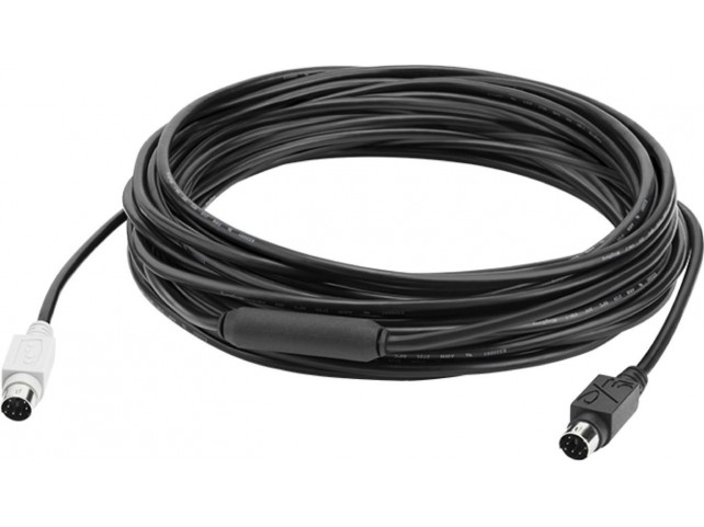 Logitech GROUP extended cable 10m.  Mini-DIN-6, M/M, 10m RoHS