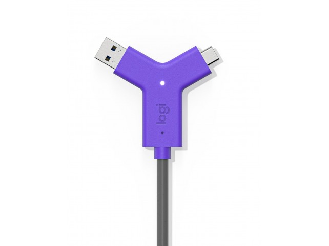 Logitech Swytch AV transmitter &  receiver Black, Violet