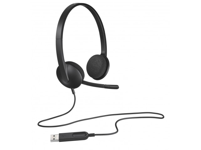 Logitech Headset H340 Black USB  H340, Headset, Head-band,