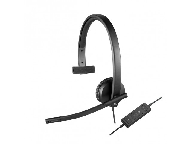 Logitech H570e Mono Headset USB  H570e, Headset, Head-band,