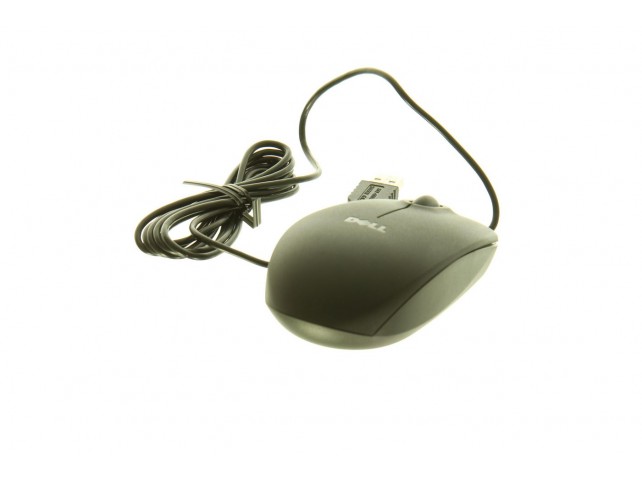 Dell Kit Mouse, USB, 3 Buttons,  Optical, Black, Logitech