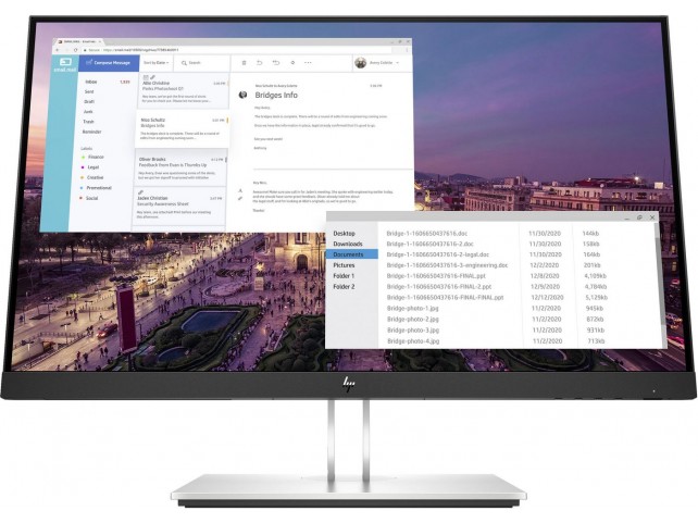 HP E23 G4 23inch IPS FHD E23 G4,  58.4 cm (23"), 1920 x E23 G4,