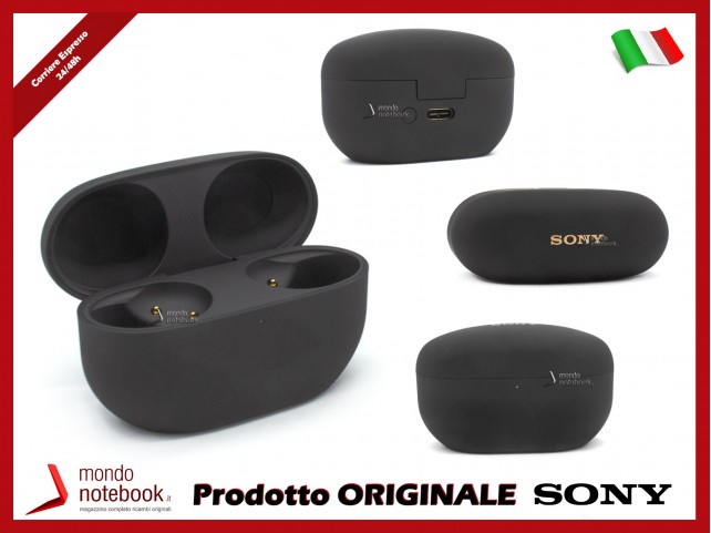 Case Custodia di ricarica Sony WF-1000XM5 YY2963 Nero