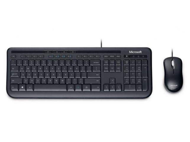 Microsoft Wired Desktop 600, DE  keyboard USB QWERTZ Black