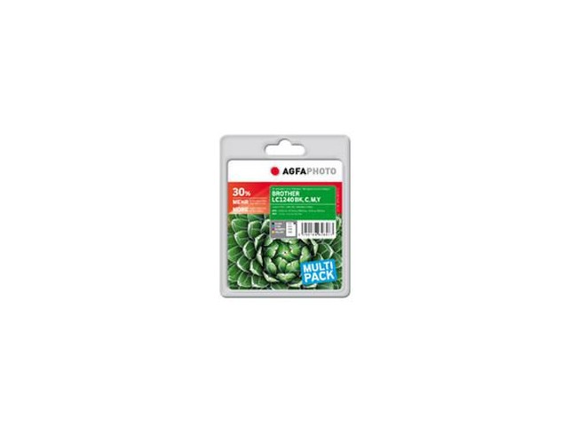 AgfaPhoto Ink, rpl LC-1240 Value-Pack  BK,C,M,Y, Pages 3166, 46ml