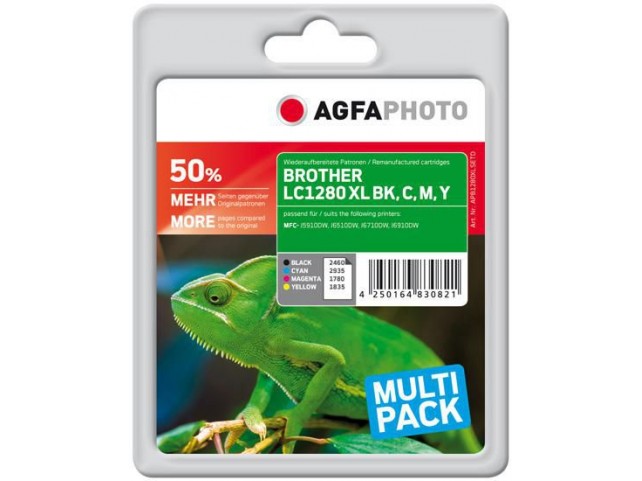 AgfaPhoto Ink B/C/M/Y  1x55ml - 3x15ml