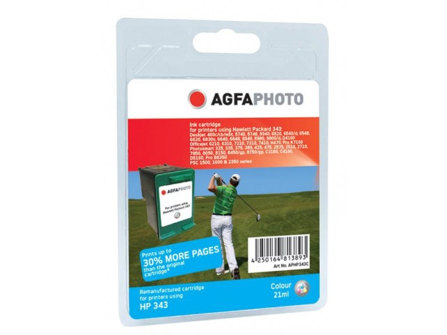 AgfaPhoto Ink Color, HP No. 343  Pages 429, 21ml