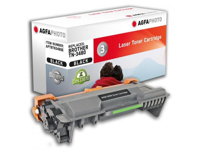 AgfaPhoto Toner BK, rpl TN-3480  Pages 8.000