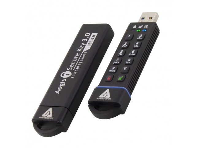 Apricorn Aegis Secure Key USB3 480GB  **New Retail**