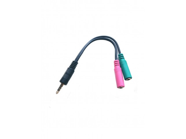MicroConnect Adapter 3.5mm - 2x3.5mm M-F  Audio Headset Adaptercable