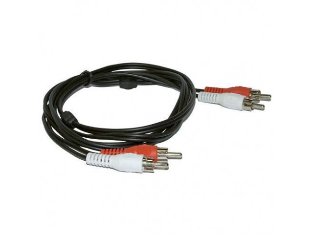 Stereo RCA Cable, 1.5 meter  Stereo RCA Cable 2 x RCA male