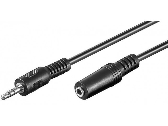MicroConnect Audio Extension. Cable, 2m  3.5mm Minijack Extension Cable