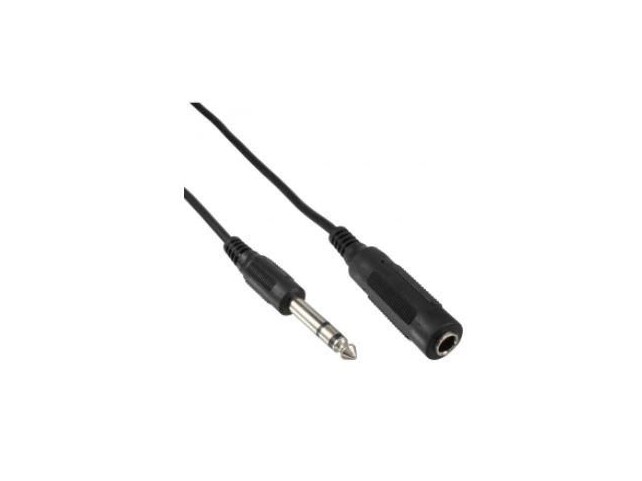 MicroConnect 6.3mm Jack Extension Cable, 5m  6.3mm Jack Extension Cable