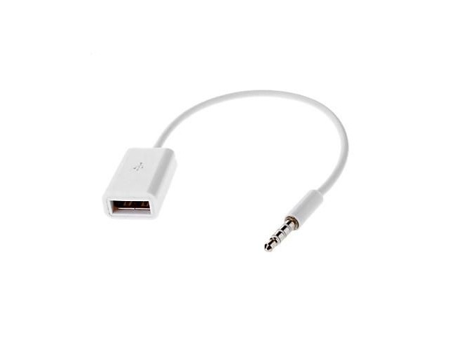 CoreParts Adapter 3.5mm to USB A female  White