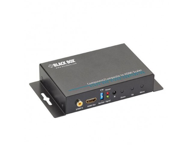 Black Box COMPONENT/COMPOSITE TO HDMI  SCALER Scaler Converter With