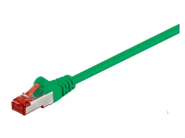 MicroConnect F/UTP CAT6 1m Green PVC  Outer Shield : Foil screening